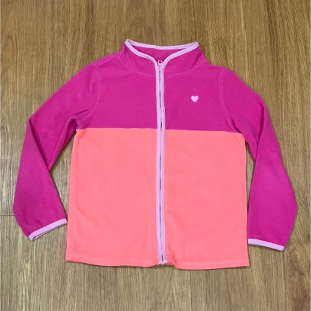 Oshkosh B'gosh Girls Microfleece Zip Up Jacket Size 7
